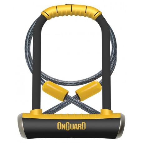 Antivol en "U" avec câble et support Pitbull Mini DT 8005 115 x 230 Ø 14 mm