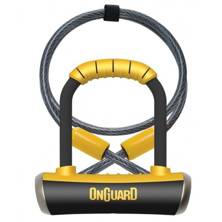Antivol U Onguard avec chaîne et support Pitbull DT 8008 90 x 140 Ø 14 mm