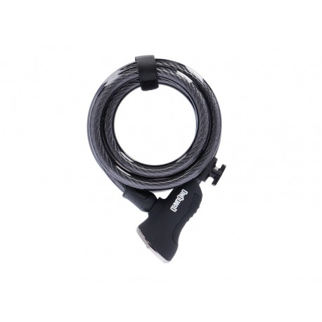 Câble spiralé antivol OnguardDobermann 8028X 185cm, Ø 12mm