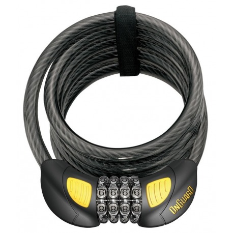Système antivol en spirale. Dobbermann 8031GLO 185 cm Ø 12 mm