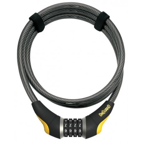 Câble antivol combiné Onguard Akita 8042 185 cm Ø 10 mm