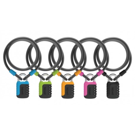 Câble antivol Combo Onguard Neon 8244 1200xØ10mm, Ø 8mm, couleurs assorties UV 6
