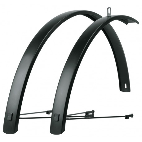 SKS 28" EDGE AL 46 Garde-boue Trekking 46 mm, aluminium, noir mat