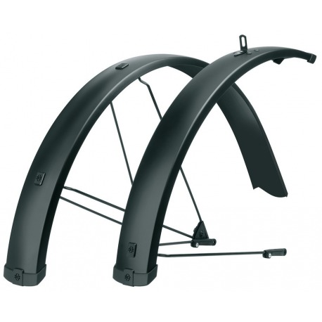 Garde-boue TrekkingSKS Bluemels U Long 27.5+29", 75mm, plastique, noir mat