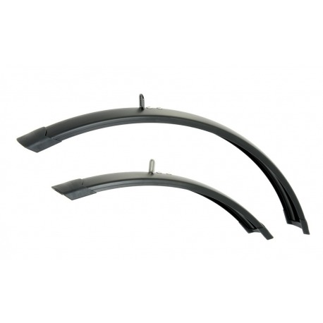 Garde-boue Alu Pletscher Fender Sport R60 24-26", noir, largeur 60mm