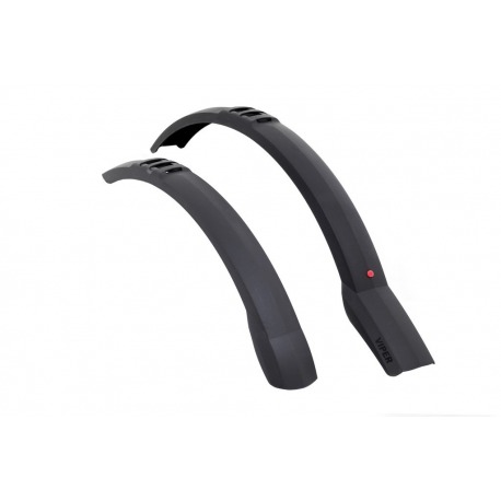 Ensemble de garde-boue VTT Hebie Viper 26-29" noir, env. 60mm, protection contre les éclaboussures 0751