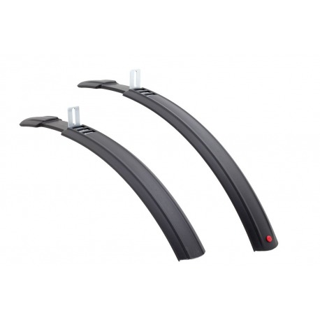 Hebie MTB Natter Mudguard Set 26" noir, env. 60mm, extra plat 0770E