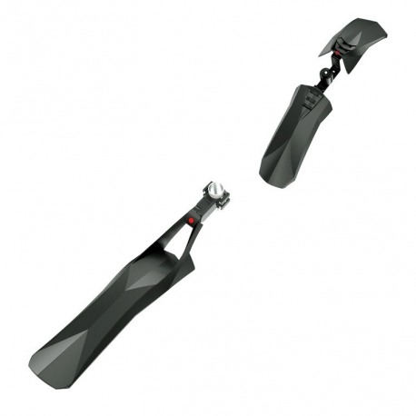 Hebie Viper X Stealth Ensemble de garde-boue noir, 26-29", 0716 E