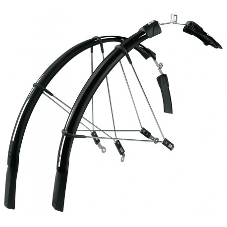 Jeu de garde-boue SKS Raceblade Long noir, 28", largeur de pneu max. 25mm