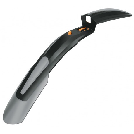 Garde-boue RD SKS Shockblade II 28"/29" noir/gris, montage sur tube de fourche