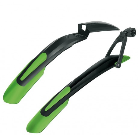 Couleur SKS Mudguard 29"/27.5" Plus set RD et RT, noir/vert