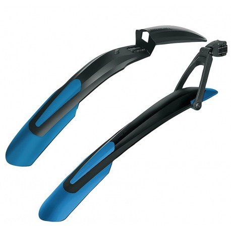 Couleur SKS Mudguard 29"/27.5" Plus set RD et RT, noir/bleu