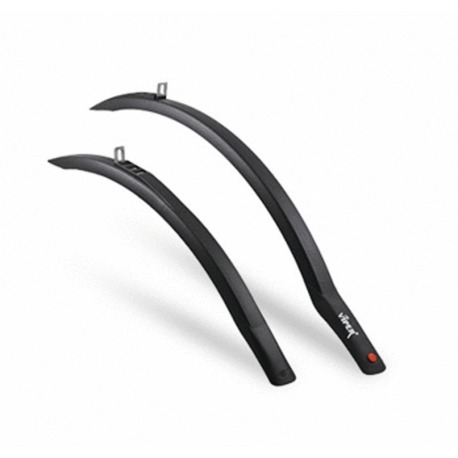 Hebie Viper Racing R 28" garde-boue noir, environ 35 mm, protection contre les éclaboussures.0742E