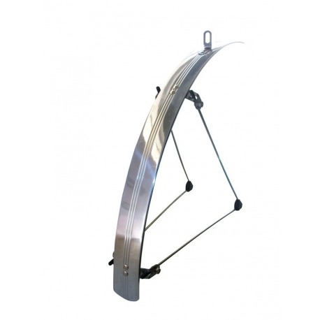 Garde-boue plat en aluminium Stronglight 28", 45mm argent