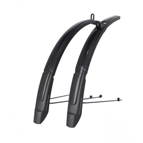 XLC Jeu de garde-boue City MG-C41 26-28", 46mm, noir, 509g