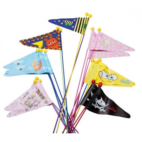 Petit drapeau, motifs différents assortis 10 pièces, assorties