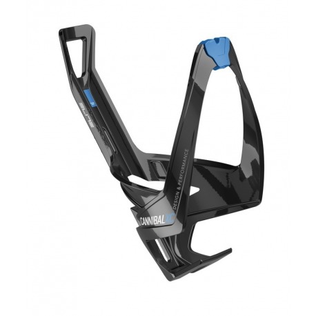 Porte-Bidon Elite Cannibal XC Noir Brillant/Bleu