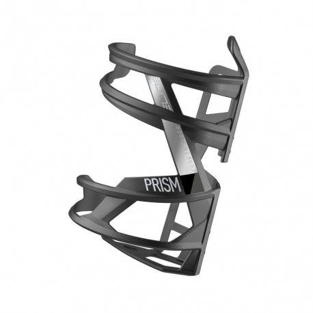 Porte-bidon Elite Prism Carbon gauche, carbone, noir mat