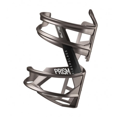 Porte-bidon Elite Prism gauche, titane/noir