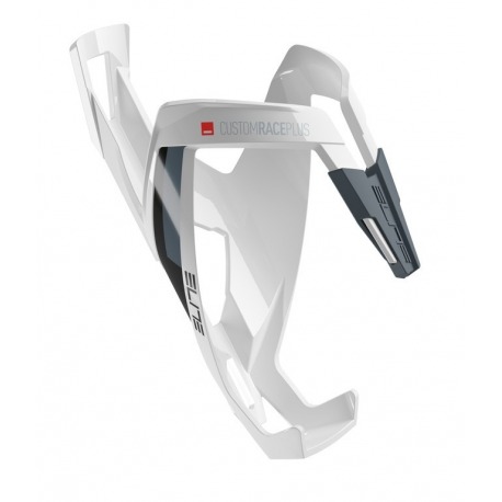Porte-bidon Elite CustomRacePlus Blanc brillant/Noir
