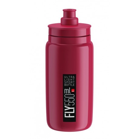 Bidon Elite Fly 550ml, amarante/noir