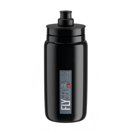 Bidon Elite Fly 550ml, noir/gris