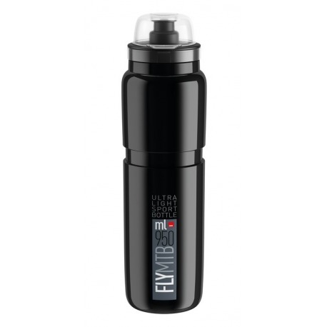 Bidon VTT Elite Fly 950ml, noir/gris