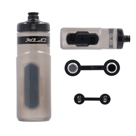 XLC Set de flacons MRS MR-S05 600ml, transparent, avec adaptateur Fidlock
