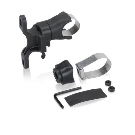 Adaptateur universel XLC p. porte-bidon noir, blocage rapide
