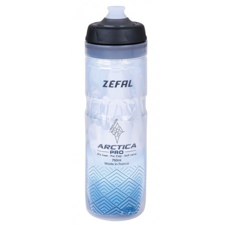 Zefal Arctica Pro 75 Bidon 750ml/25oz hauteur 259mm argent-bleu