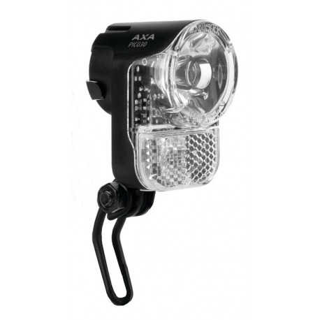 Phare AXA Pico 30 T Steady Auto pour moyeu-dynamo avec support et câble