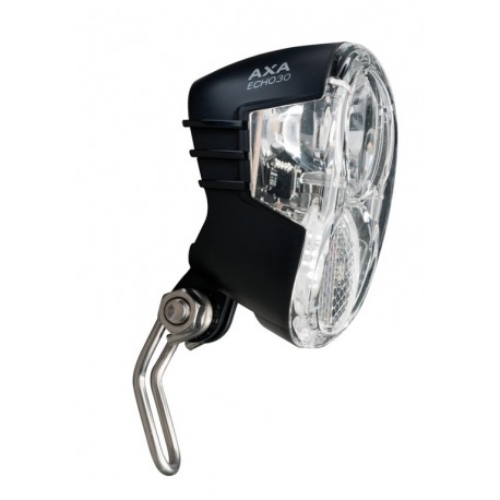 Phare Axa Echo 30 Steady Auto pour moyeu-dynamo avec support et câble