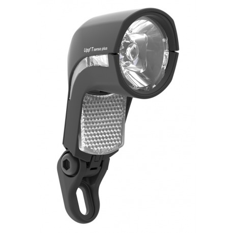 b&m Lumotec Upp N plus phare LED pour moyeu-dynamo avec feu de position