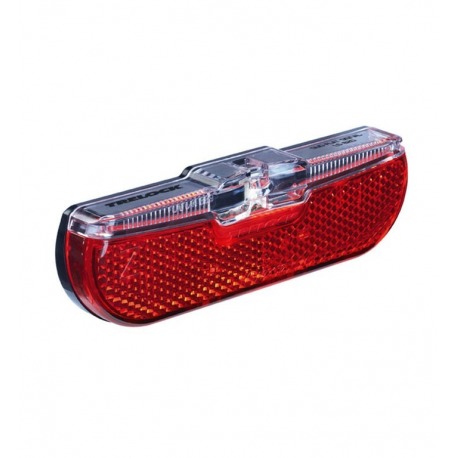 Feu arrière LED dynamo Trelock Duo Flat LS 613 Duo Flat noir, feu de position