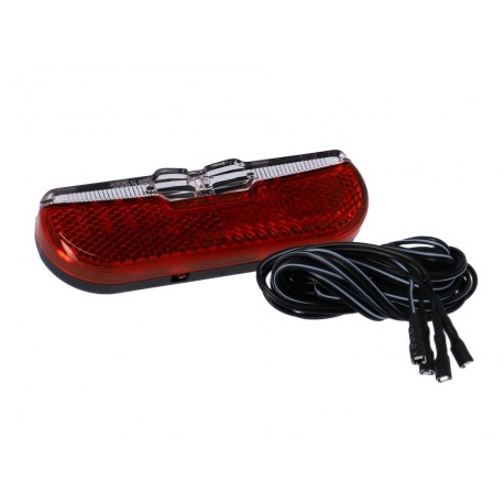 Feu arrière LED Trelock Duo Flat Signal LS 614,Duo Flat Signal,6-12V, dynamo