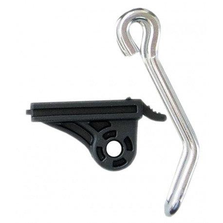 support de phare b&m pour IXON noir, fixation sur la fourche