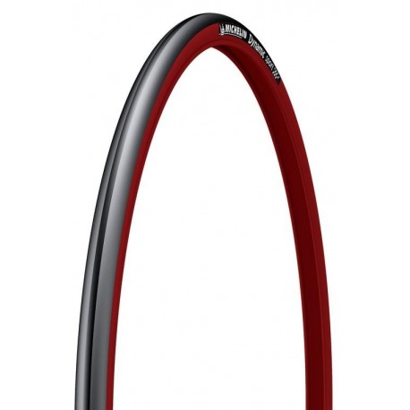 Pneu à rayons Michelin Dynamic Sport 28" 700x23 23-622 rouge