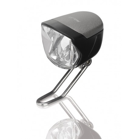 Phare LED XLC avec réflecteur dynamo interrupteur 70Lux. feu de position se sentir