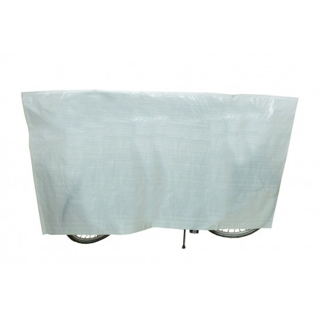 Housse de vélo VK sans œillets 110 x 210 cm, blanc