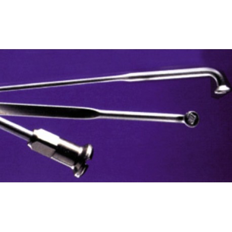 Rayons 2x290mm Nirosta argent, avec écrous 12mm 100 pcs.
