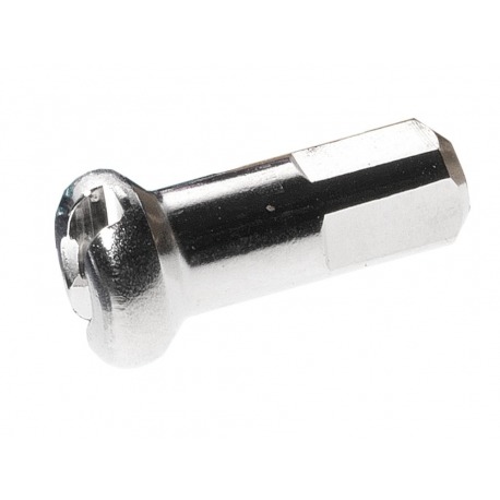 DT Swiss M 2X12 Embouchure, nickelée 100 pièces, à tête ronde, argent