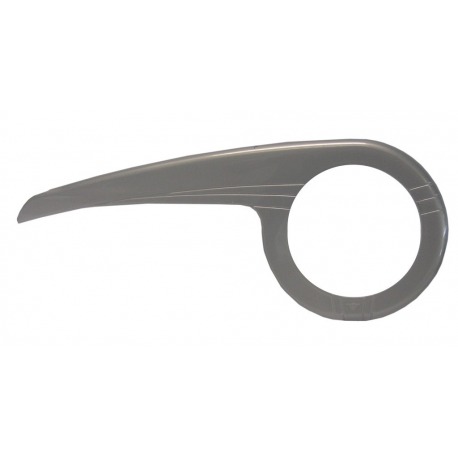Carter de chaîne Hebie, simple aile, argent 42 dents, argent, 210mm, dérailleur-moyeu