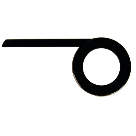 Carter de chaîne Herrmans Slyde 38 dents, Ø118mm,319mm, noir mat