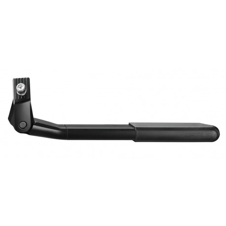 Béquille latérale Ursus Power 26-28" noire, réglable, montage direct en aluminium