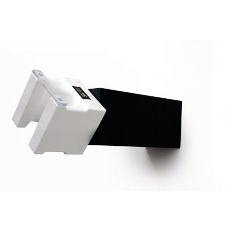 amadouer. porte-vélos mural Peruzzo cool QubeXL 37cm blanc/noir