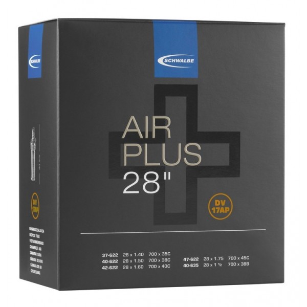 Appareil photo Schwalbe DV 17AP Air Plus 28" 37/47-622/635 IB 40 mm