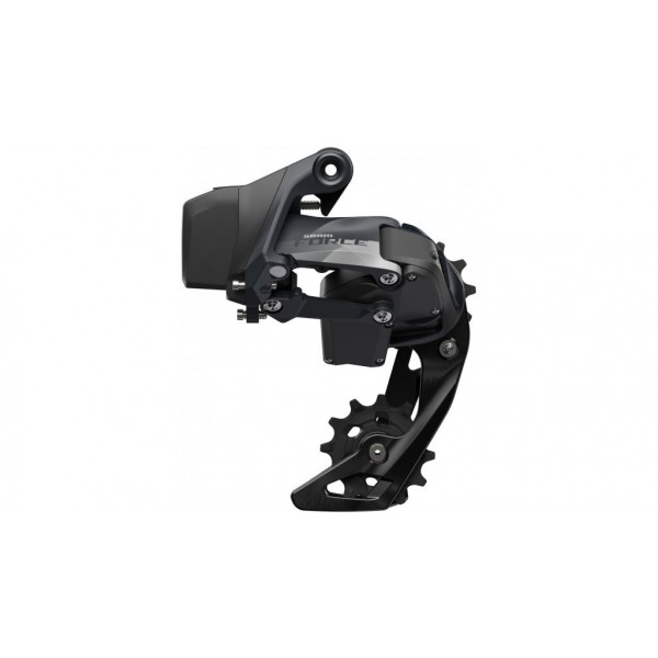 Dérailleur arrière Sram Force eTap AXS D1 12 vitesses, alun/acier, gris, chape moyenne, 36 dents.