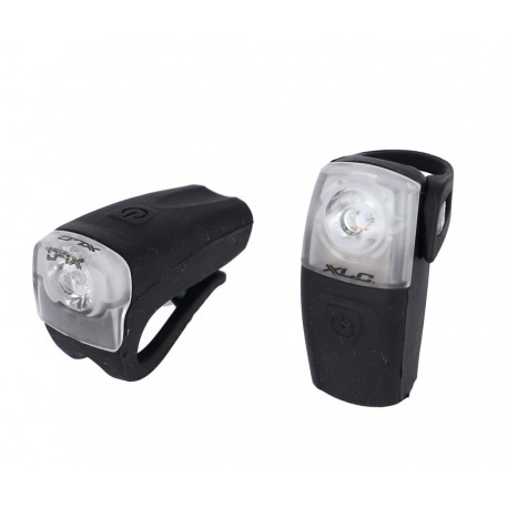 Kit d'éclairage XLC CL-E16 1x3 watt blanc, 1x 0,5 watt LED rouge
