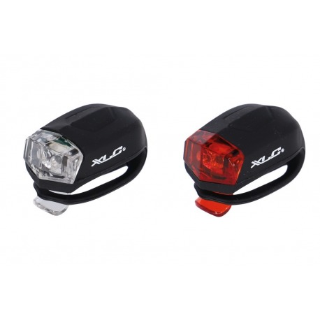 Set d'éclairage XLC CL-E14 2 LED rouges, 2 LED blanches