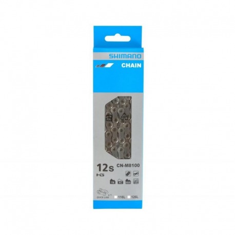 Chaîne Shimano M 8100 126 maillons 12v.